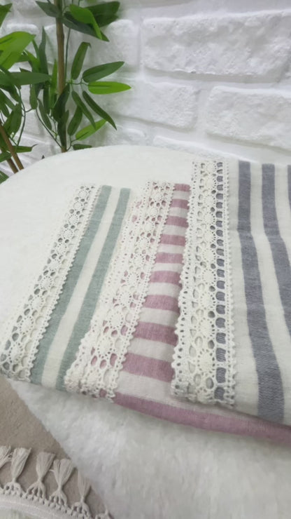 3-Pack 100% Cotton Muslin Swaddle Blankets – Newborn Baby Blanket, Double-Layered,  Multi-Purpose Wraps